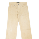 VERSACE JEANS COUTURE Womens Jeans Beige Regular Bootcut W30 L31