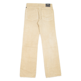 VERSACE JEANS COUTURE Womens Jeans Beige Regular Bootcut W30 L31