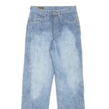 LEE Womens Jeans Blue Slim Straight Stone Wash W25 L30