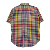 Ralph Lauren Checked Short Sleeve Shirt - Medium Multicoloured Cotton