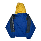 Nautica Spellout Windbreaker - Medium Blue Nylon