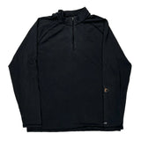 Carhartt 1/4 Zip - Large Black Cotton