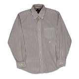 Tommy Hilfiger Striped Shirt - Medium Multicoloured Cotton