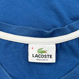 Lacoste Spellout T-Shirt - Medium Blue Cotton