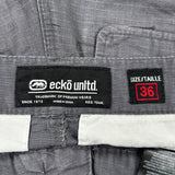 Ecko Unltd Cargo Shorts - 38W 10L Black Cotton