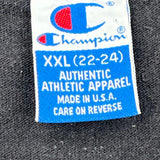 Single Stitch Champion T-Shirt - 2XL Black Cotton