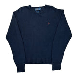 Polo By Ralph Lauren Sweater - XL Navy Cotton