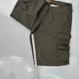 Lee Cargo Shorts - 34W 10L Brown Cotton
