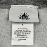 Disneyland 1955 Disney Graphic Sweatshirt - Small Grey Cotton Blend