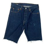 Levis Denim Shorts - 32W 11L Blue Denim