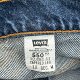 550 Levis Jeans - 30W US 8 Blue Cotton