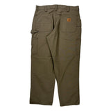 Carhartt Carpenter Trousers - 35W 30L Brown Cotton