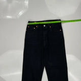 Levis 501 Jeans - 29W 29L Black Cotton