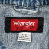 Vintage Wrangler Denim Jacket - Small Blue Denim