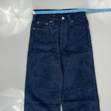 Levis Cord Pants - 26″ Waist Blue Cotton