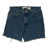 505 Levis Denim Shorts - 33W 9L Blue Cotton