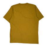 Carhartt T-Shirt - Large Yellow Cotton
