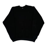 90S Blank Unbranded Sweatshirt - XL Black Cotton