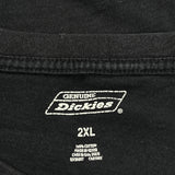 Dickies T-Shirt - 2XL Black Cotton