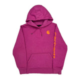 Carhartt Hoodie - Large Purple Cotton Blend