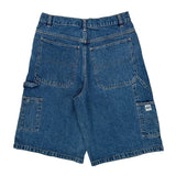 Canyon River Blues Carpenter Shorts - 31W 10L Blue Cotton