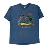 Tee Jays Single Stitch T-Shirt - XL Blue Cotton