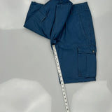 Levis Cargo Shorts - 32W 11L Blue Cotton