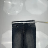 Gasoline Boot Cut Jeans - 36W US 10 Gray Cotton Blend