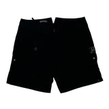 Armani Exchange Cargo Cargo Shorts - 32W 11L Black Cotton