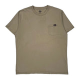 Dickies T-Shirt - 2XL Beige Cotton