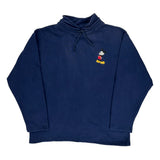 Walt Disney World Disney Cartoon Sweatshirt - Large Navy Cotton Blend