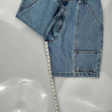 Levis Cargo Shorts - 34W 9L Blue Cotton