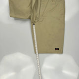 Dickies Carpenter Shorts - 34W 11L Khaki Cotton