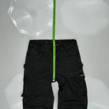 Dakota Grizzly Cargo Pants - 32W 32L Black Cotton
