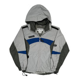 Columbia Windbreaker - Small Gray Polyester