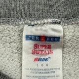 Laconia Motorcycle Week 2009 Jerzees Graphic Sweatshirt - Large Grey Polyester Blend