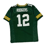 Green Bay Packers Nike Nfl Football Jersey - Large Yellow Polyester