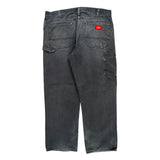Dickies Carpenter Jeans - 38W 30L Grey Cotton