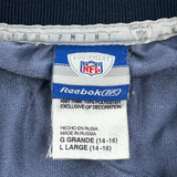 Seattle Seahawks Reebok Nfl Football Jersey - Large Blue Polyester