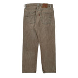 501 Levis Jeans - 30W 29L Brown Cotton