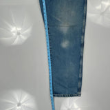 Dickies Double Knee Carpenter Jeans - 36W 30L Blue Cotton