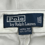 Polo By Ralph Lauren Trousers - 36W 30L Beige Cotton