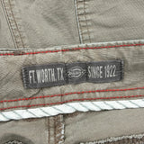 Dickies Cargo Shorts - 32W 11L Khaki Cotton