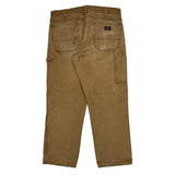 Dickies Carpenter Pants - 36W 31L Brown Cotton