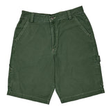 Guess Carpenter Shorts - 30W 9L Green Cotton