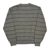 Tommy Hilfiger Striped Sweater - XL Gray Cotton