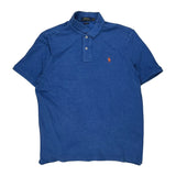 Polo By Ralph Lauren Polo Shirt - Large Blue Cotton
