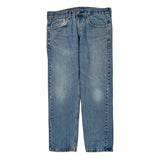 Levis 505 Jeans - 35W 32L Blue Cotton