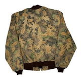 Made In USA Kelly Camo Bomber Jacket - Medium Camo Cotton Blend