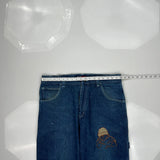 Great Point Graphic Carpenter Jeans - 36W 30L Blue Cotton